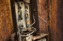 rusty electrical box 