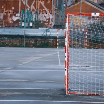 street soccer goal, sports equipment