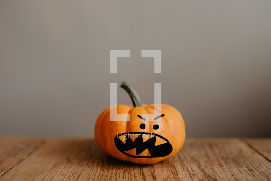 angry little pumpkin
