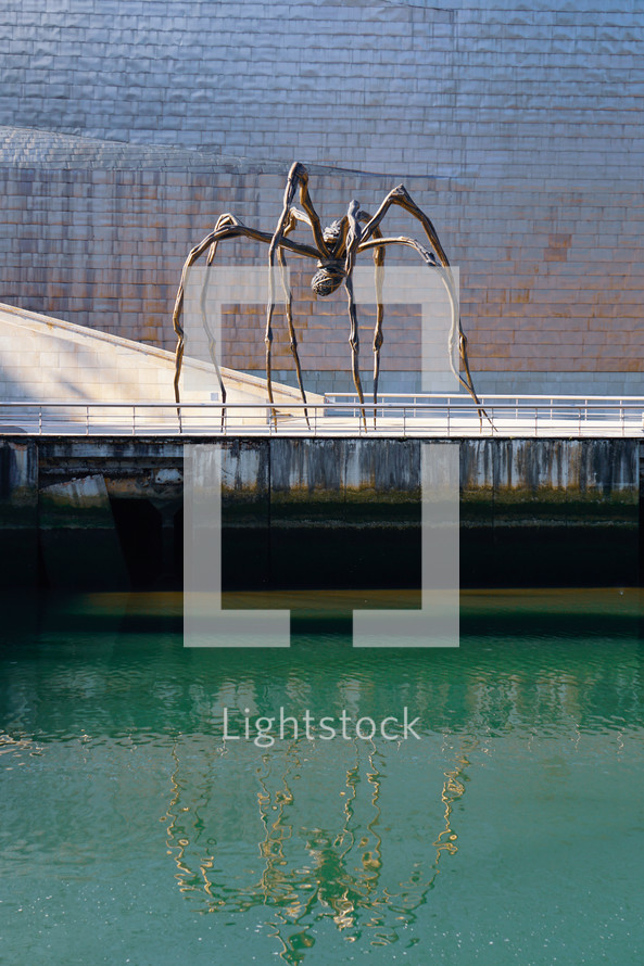 Guggenheim museum Bilbao architecture, Bilbao, Spain, travel destinations - spider statue