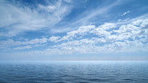 blue sky and ocean 