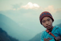 Boy in Gatlang Village, Nepal