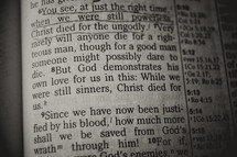 christ died for the ungodly - bible verse