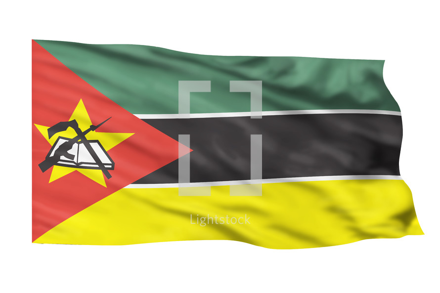 Flag of Mozambique.