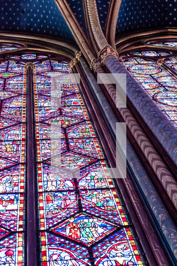 medieval stained glass windows 