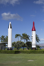 US Navy missile in Pearl Harbor in Oahu, Hawaii