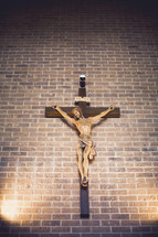 Hanging crucifix cross