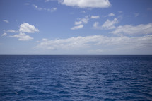 cobalt blue ocean water