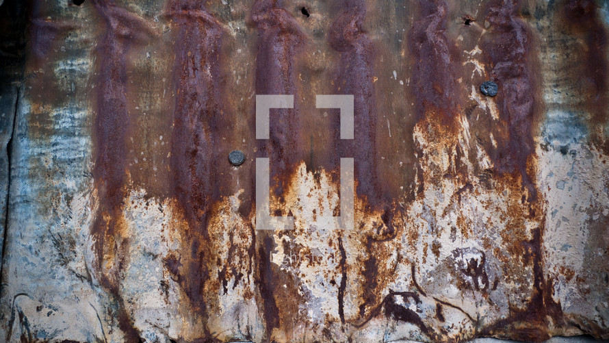 texture - rust on metal