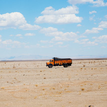 truck in the desert 