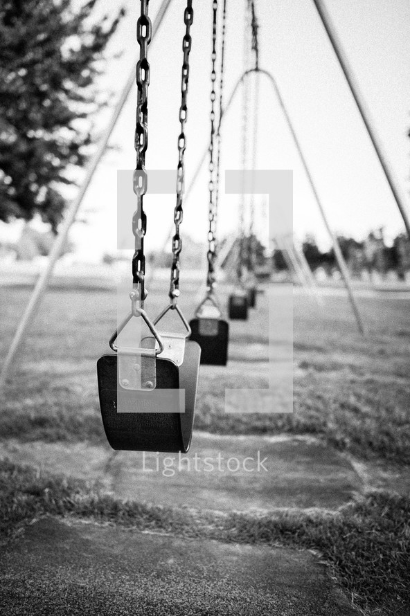 empty swings
