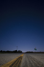 stars over a road 