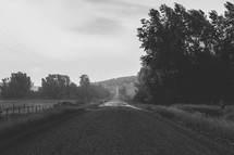 rural gravel road 