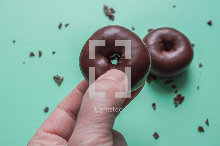 chocolate donut for breakfast