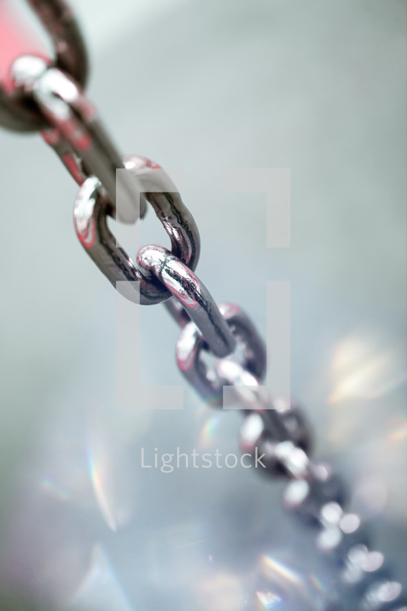 iron chain background, metallic fence