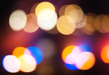 Beautiful multi-colored bokeh background for use in design