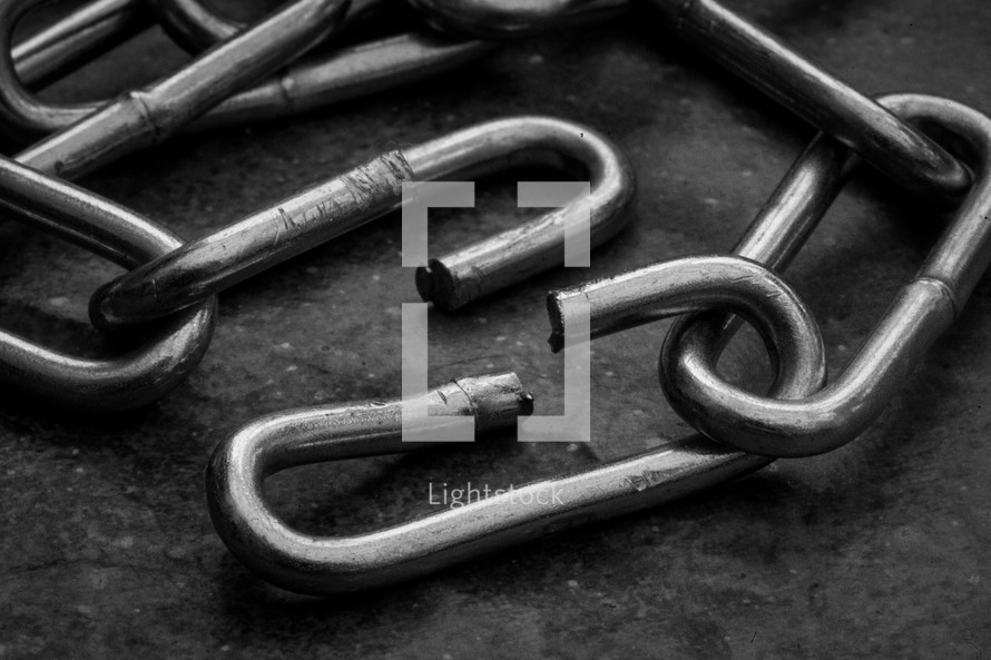 broken links in a chain 