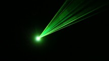 night club laser and strobe light