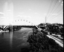 bridge over a river and train 