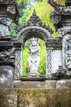 ornante statues in Bali 