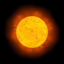sun in space 