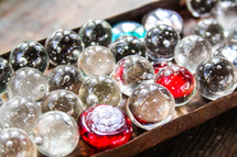glass marbles 