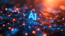 Artificial intelligence AI concept