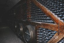 Wine bottle storage