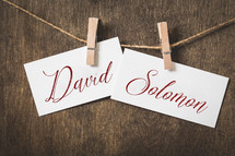 David and Solomon 