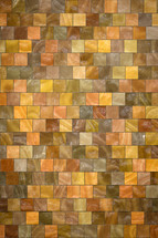 mosaic of colorful tiles 
