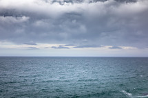 a bad weather ocean landscape background