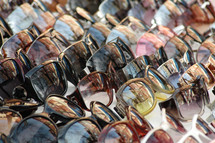 Display of sunglasses.