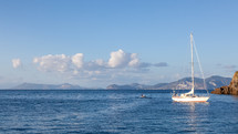 sailing in Lipari 