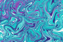 marbled turquoise, purple, white, and violet background 