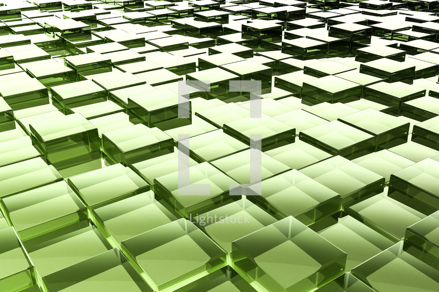 green cubes 