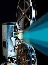 vintage movie projector 