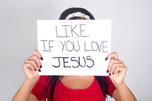 Like if you love Jesus 