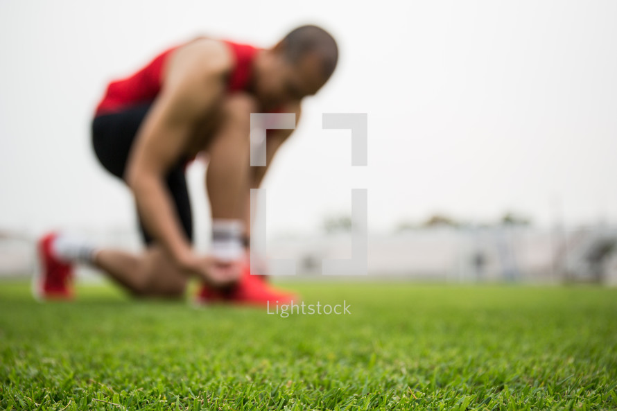 athlete on a field 