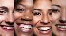 faces of four women 