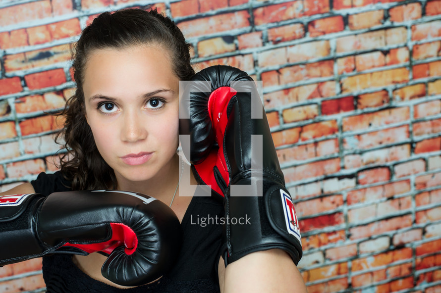 female boxer