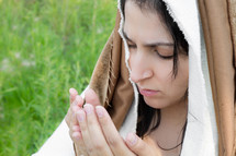 Mary in prayer