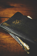 old worn Bible 