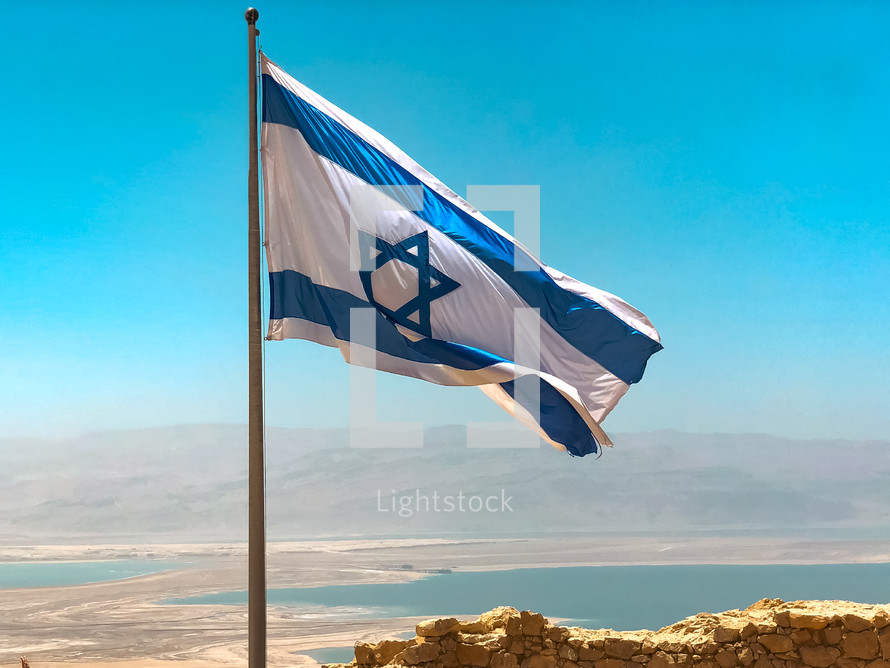 flag in Israel 