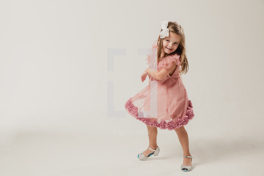 little dancing in a dress 