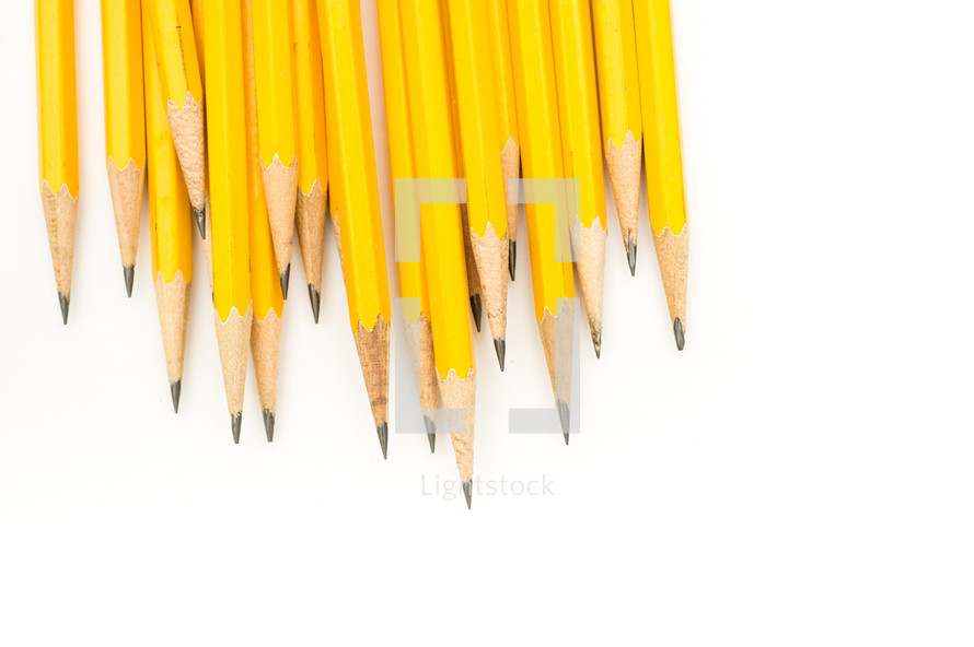 sharpened pencils