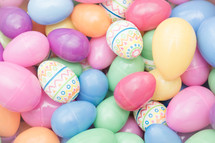 plastic Easter eggs