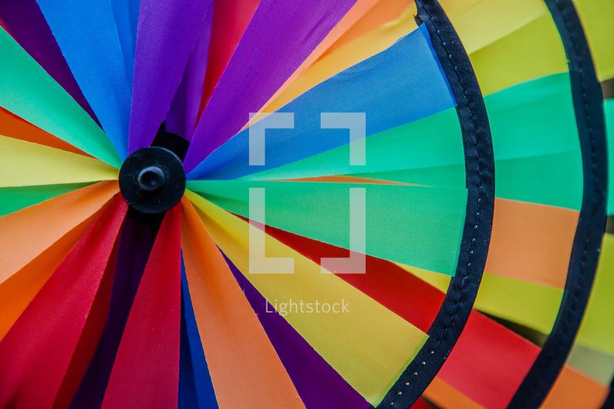rainbow pin wheel 