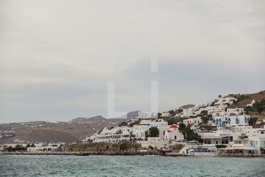 coastal town in Greece 