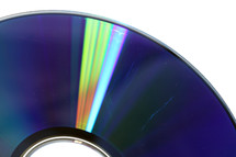 Data loss theme showing the surface of a scratched CD