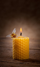 beeswax candle 